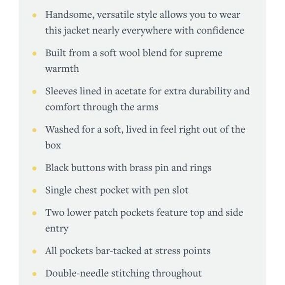 Taylor Stitch Ojai Jacket in Garnet Wool Blend Red Plaid Chore Mens XS S NEW HTF - Picture 14 of 15